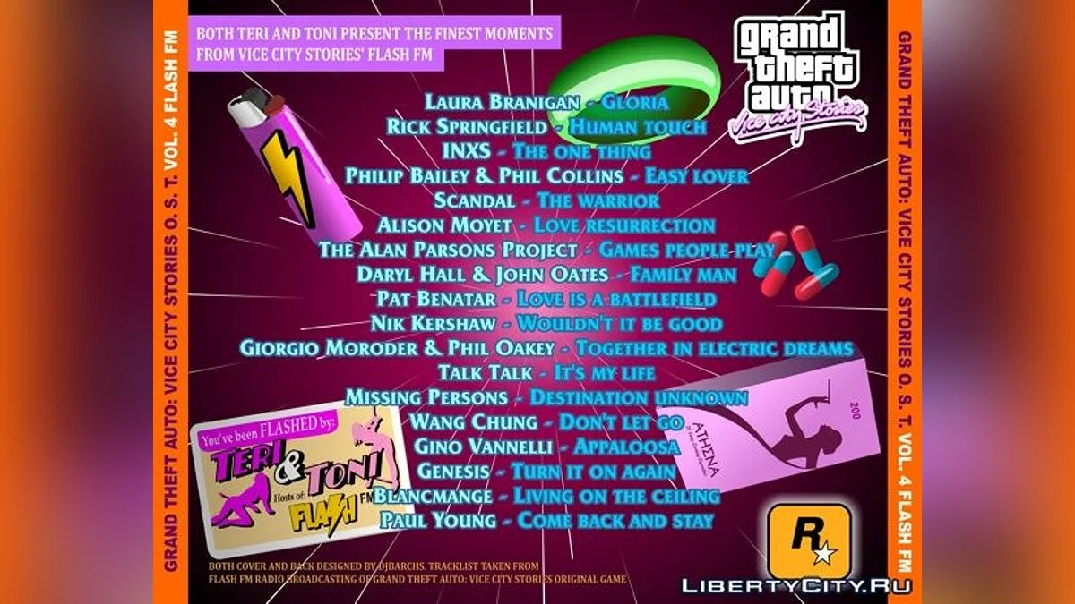 Саундтрек Grand Theft Auto Vice City Stories / GTA Vice City Stories
