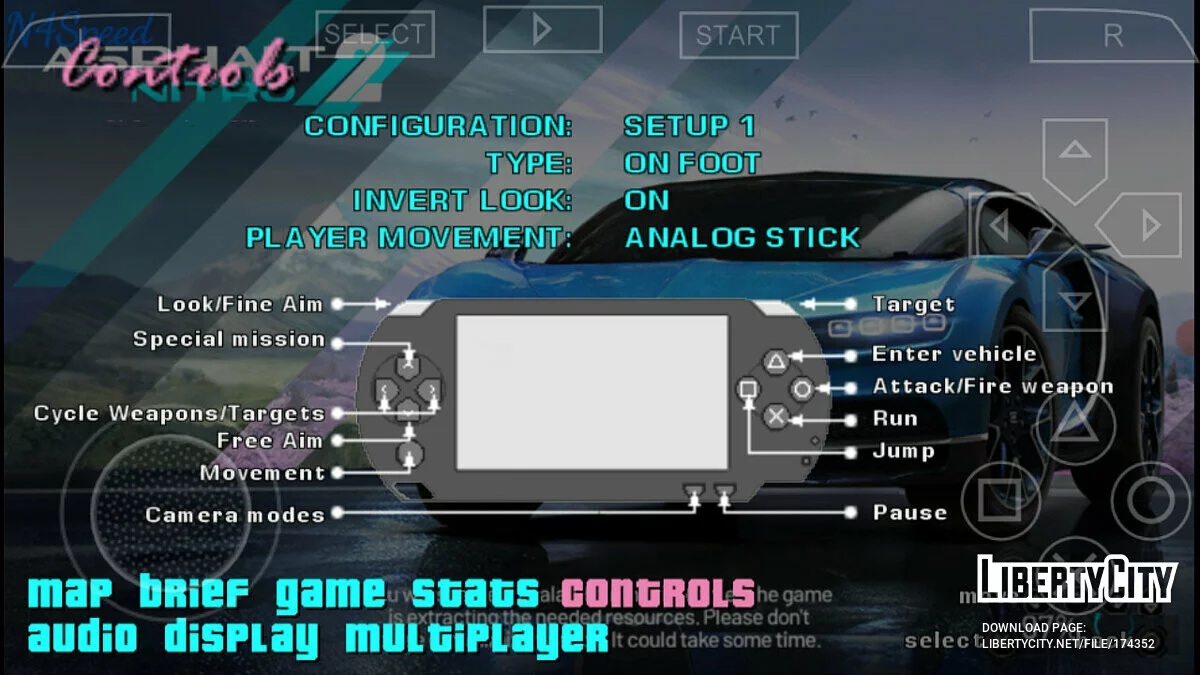 Asphalt Nitro 2 Background / GTA Vice City Stories