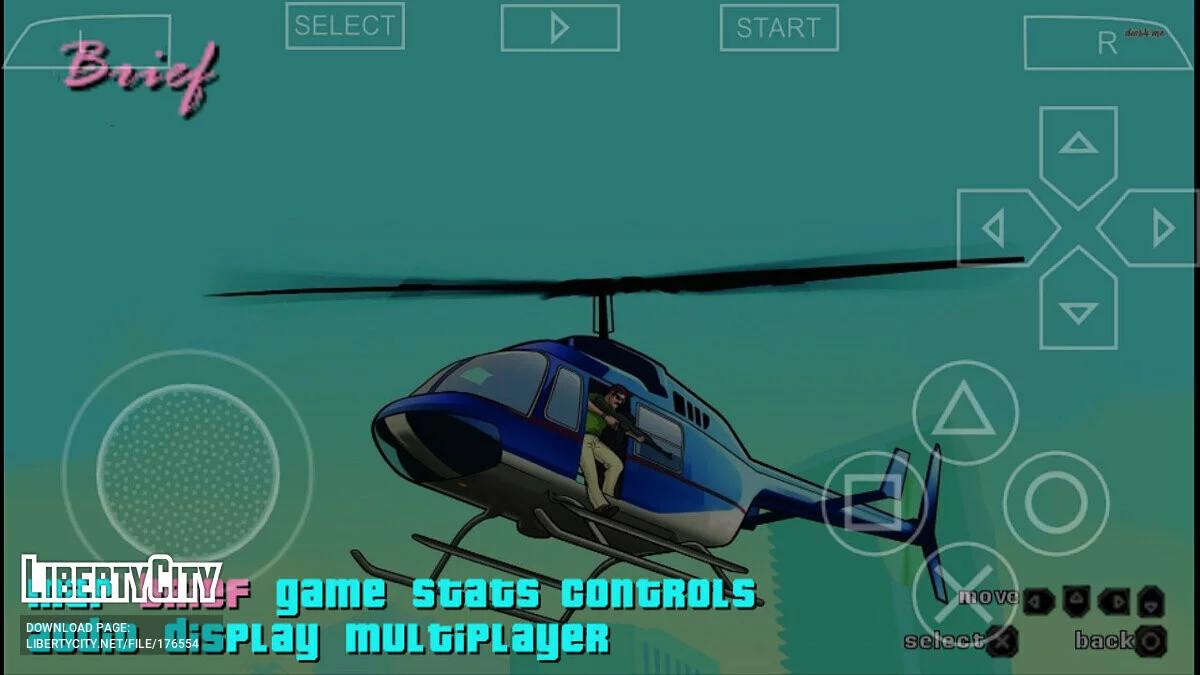 Improved Textures in Main Menu / GTA Vice City Stories