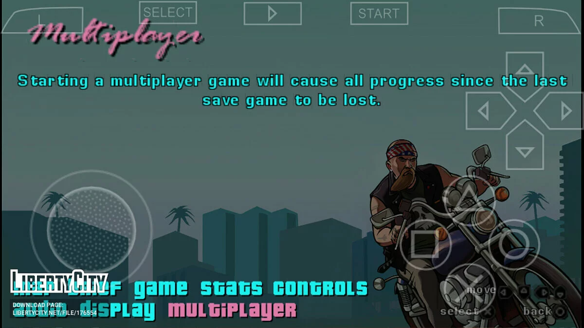 Improved Textures in Main Menu / GTA Vice City Stories