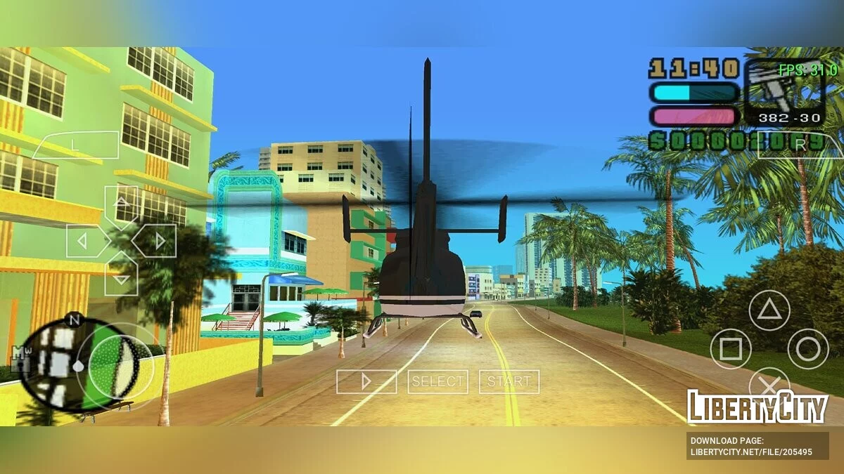 Menu CLEO para emulador PPSSPP / GTA Vice City Stories