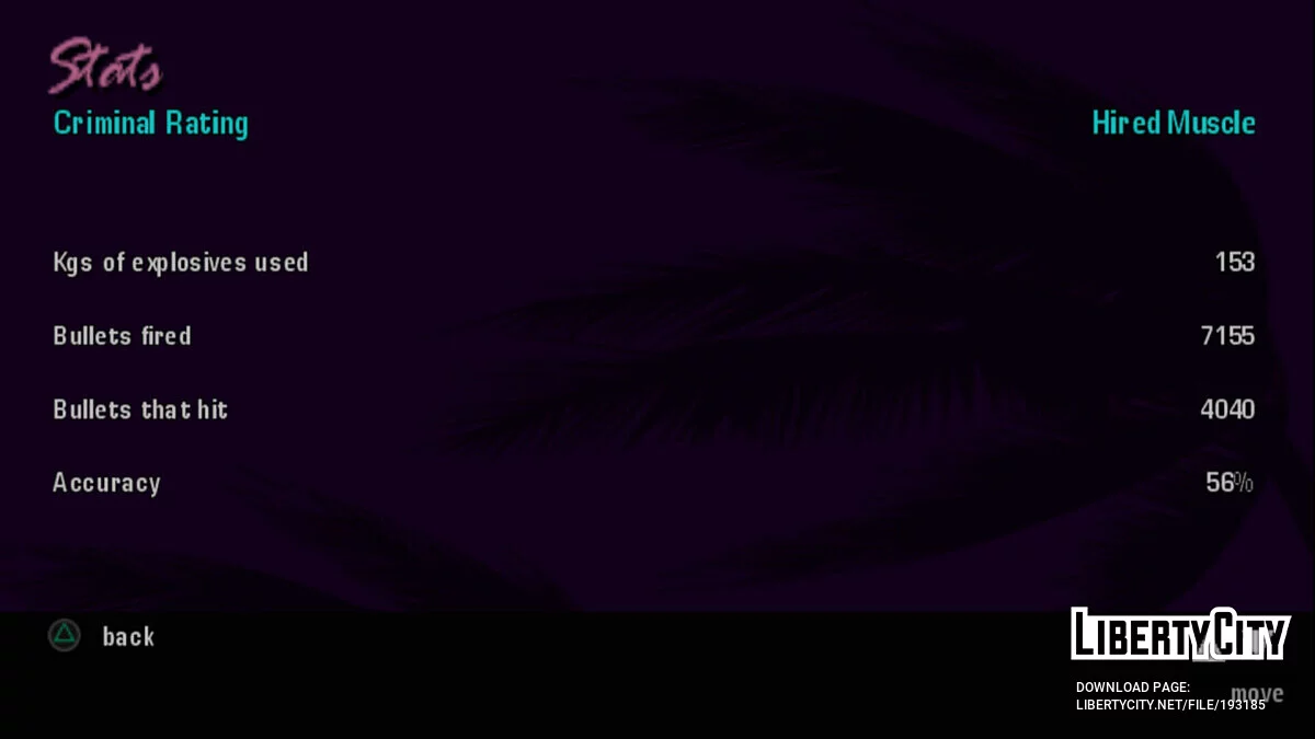 Starting save 49.20% (for PS2) / GTA Vice City Stories