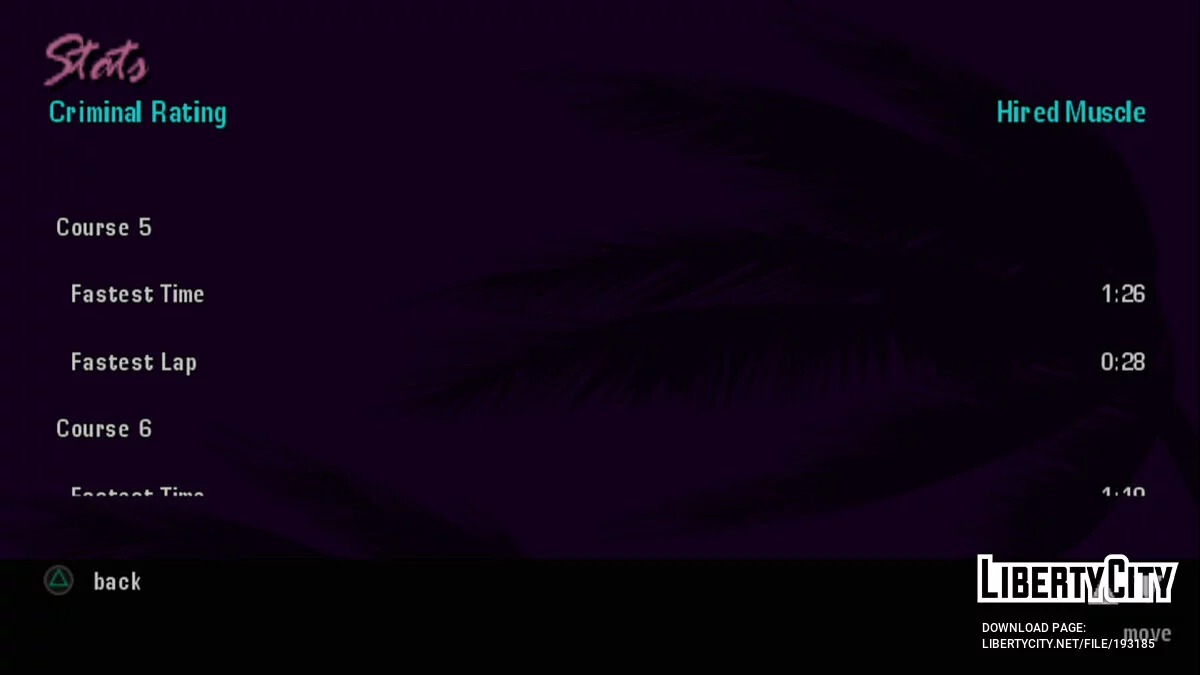 Starting save 49.20% (for PS2) / GTA Vice City Stories