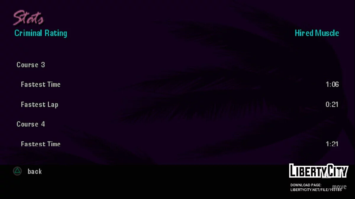 Starting save 49.20% (for PS2) / GTA Vice City Stories