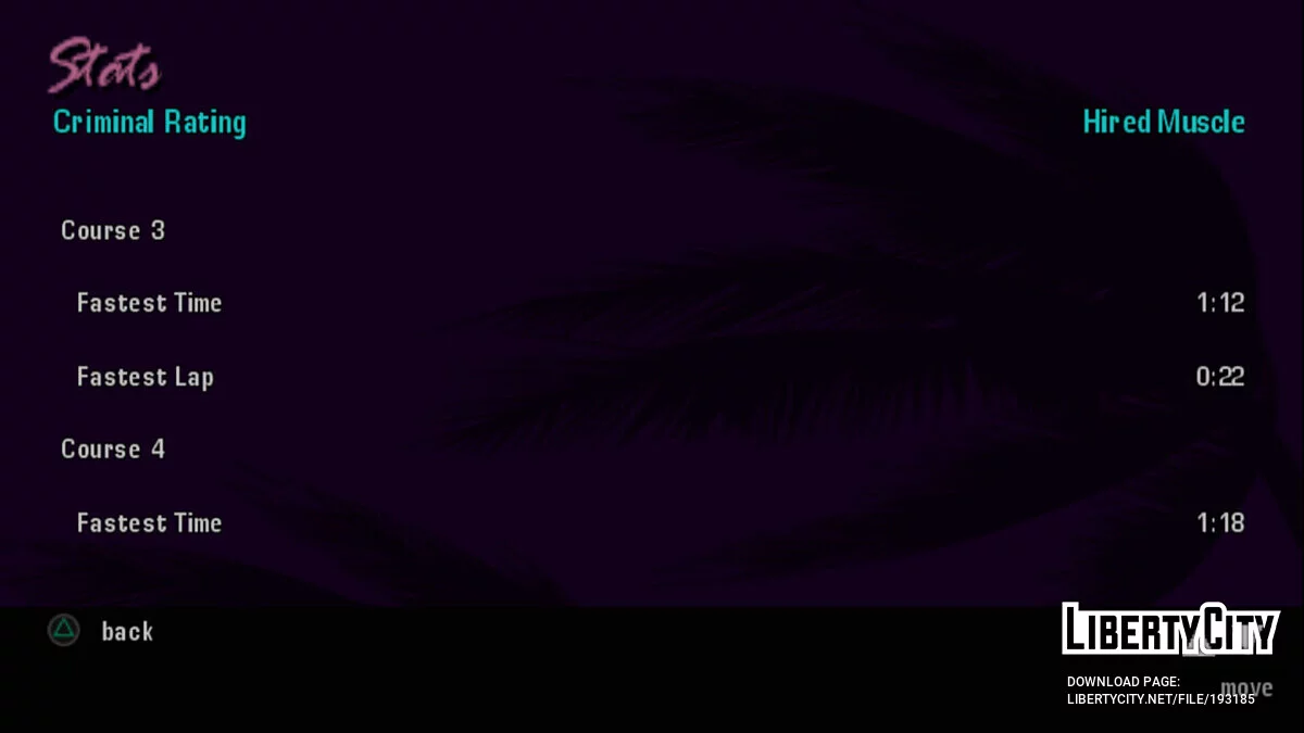 Starting save 49.20% (for PS2) / GTA Vice City Stories