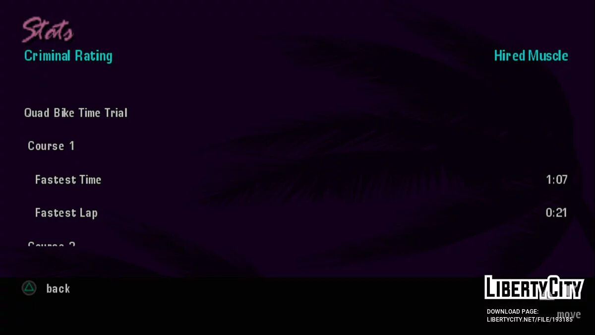 Starting save 49.20% (for PS2) / GTA Vice City Stories