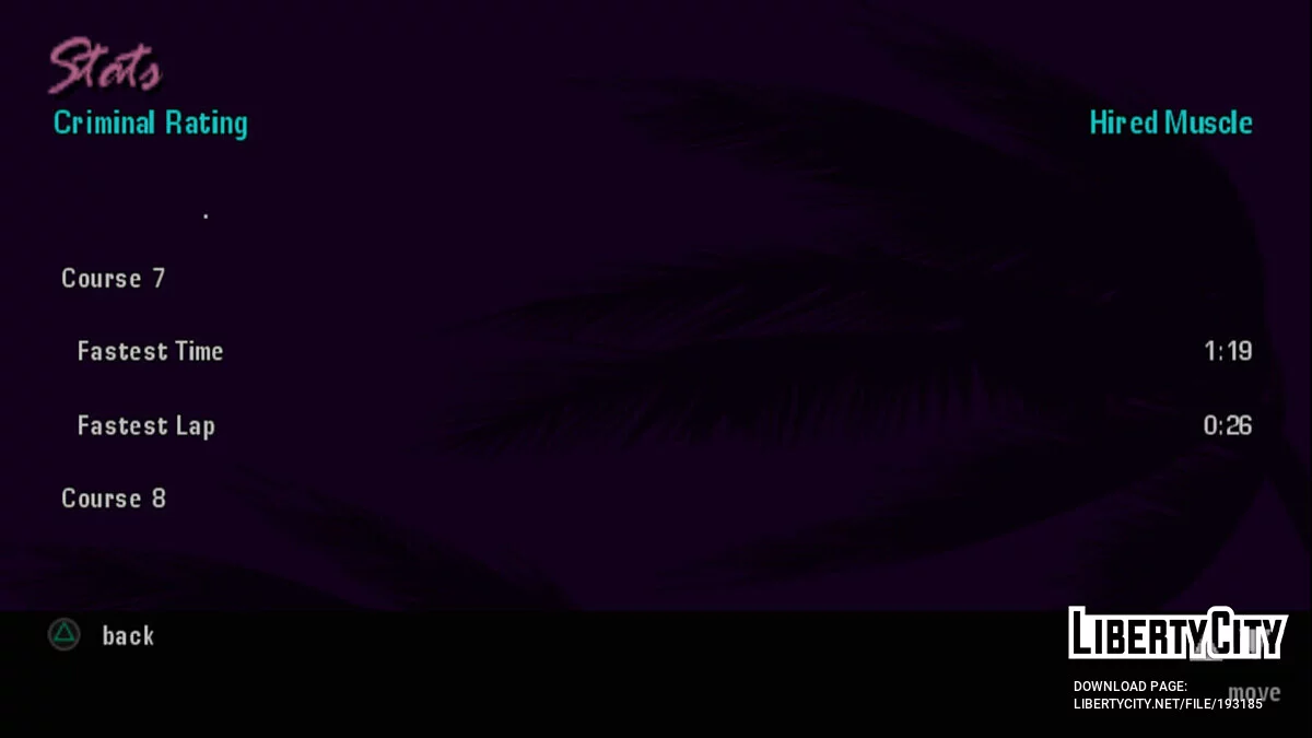 Starting save 49.20% (for PS2) / GTA Vice City Stories