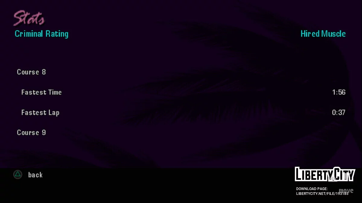Starting save 49.20% (for PS2) / GTA Vice City Stories