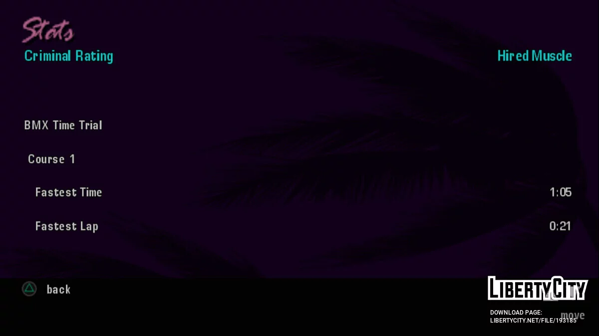 Starting save 49.20% (for PS2) / GTA Vice City Stories