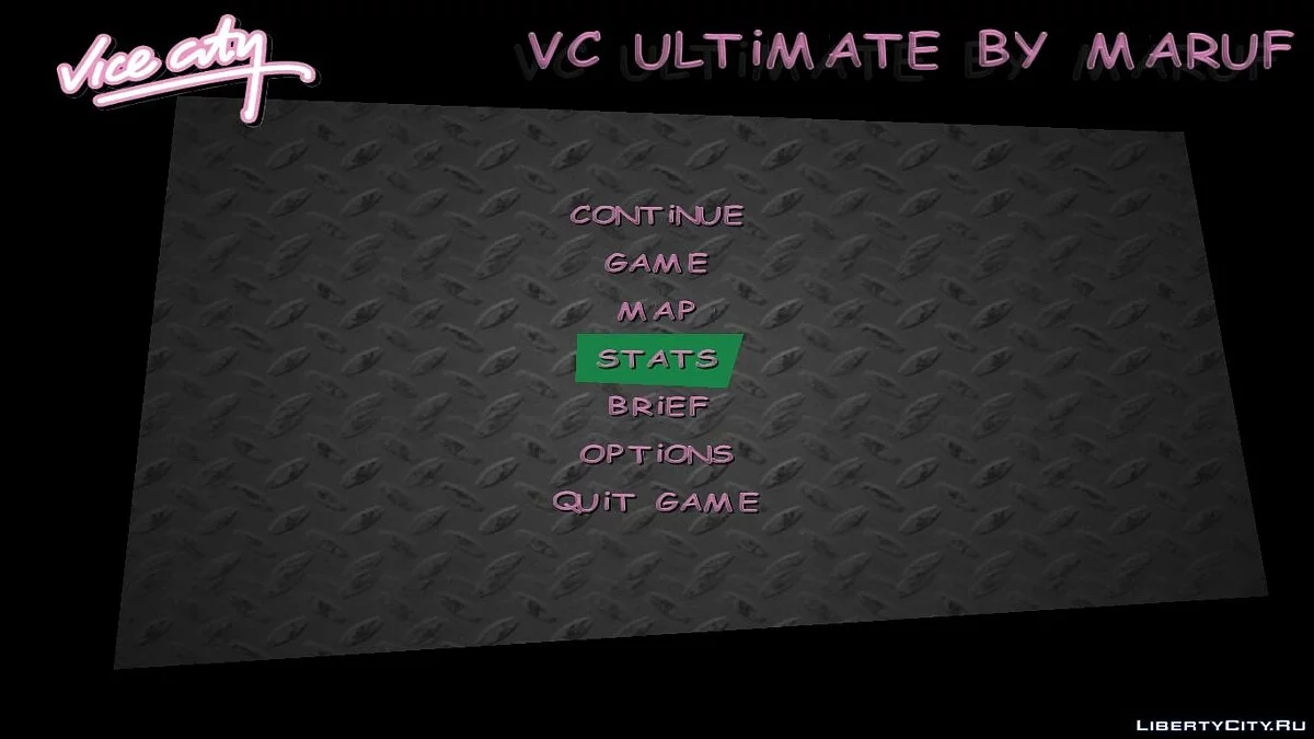 Унікальний шрифт GTA VC / GTA Vice City