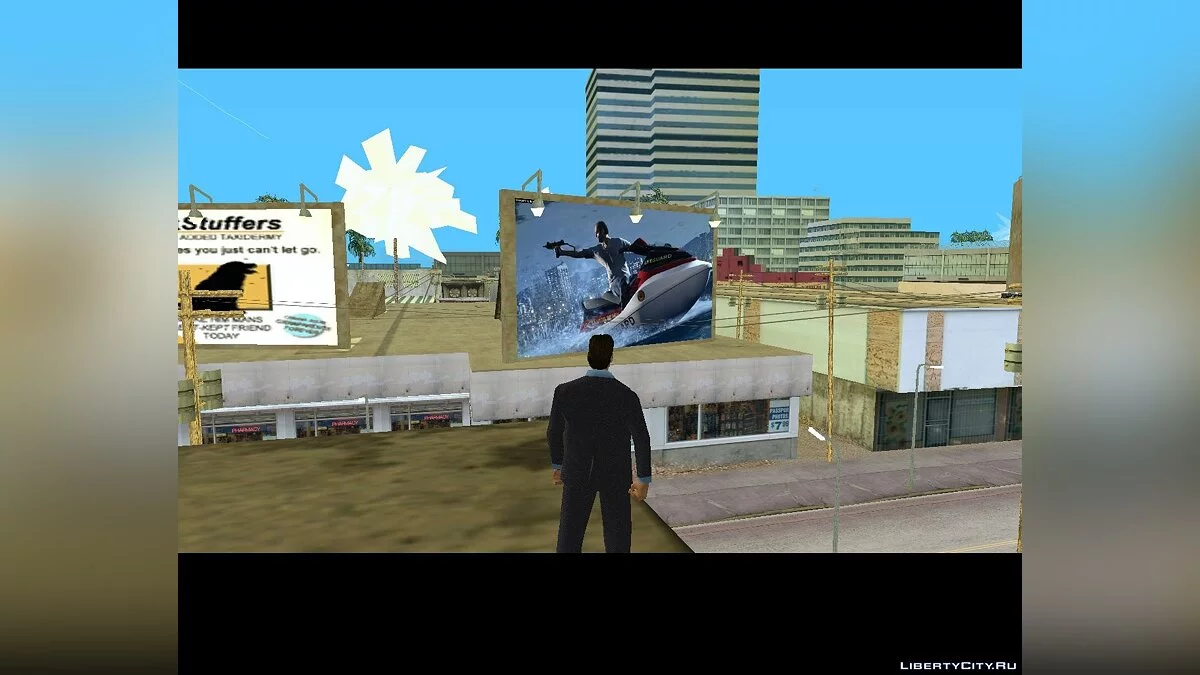 New Billboards and Intro Screens in GTA V Style / GTA Vice City