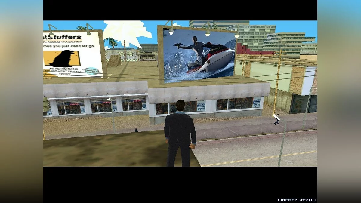 New Billboards and Intro Screens in GTA V Style / GTA Vice City