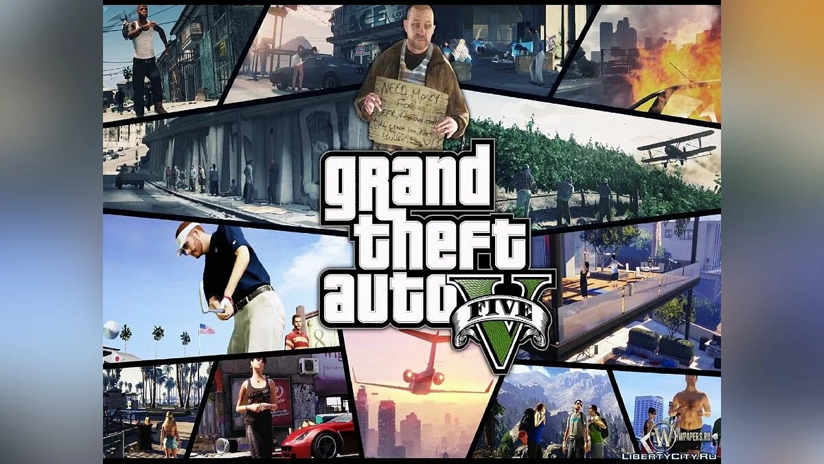 New Billboards and Intro Screens in GTA V Style / GTA Vice City