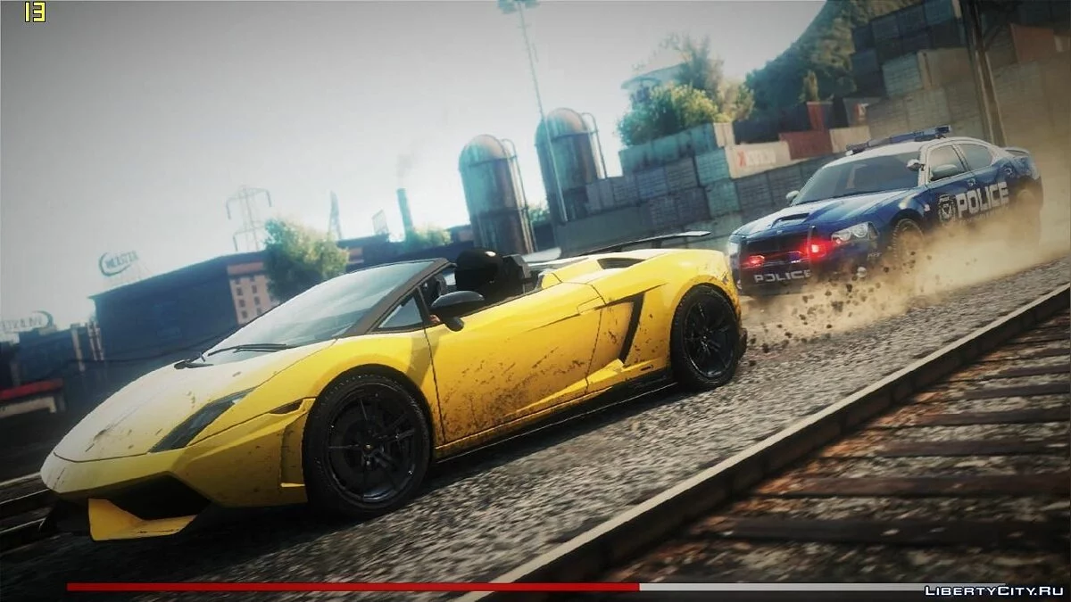 NFS Most Wanted 2012 Style Menu / GTA Vice City