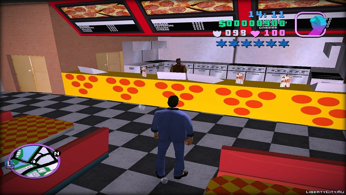 Download New pizzeria textures for GTA Vice City