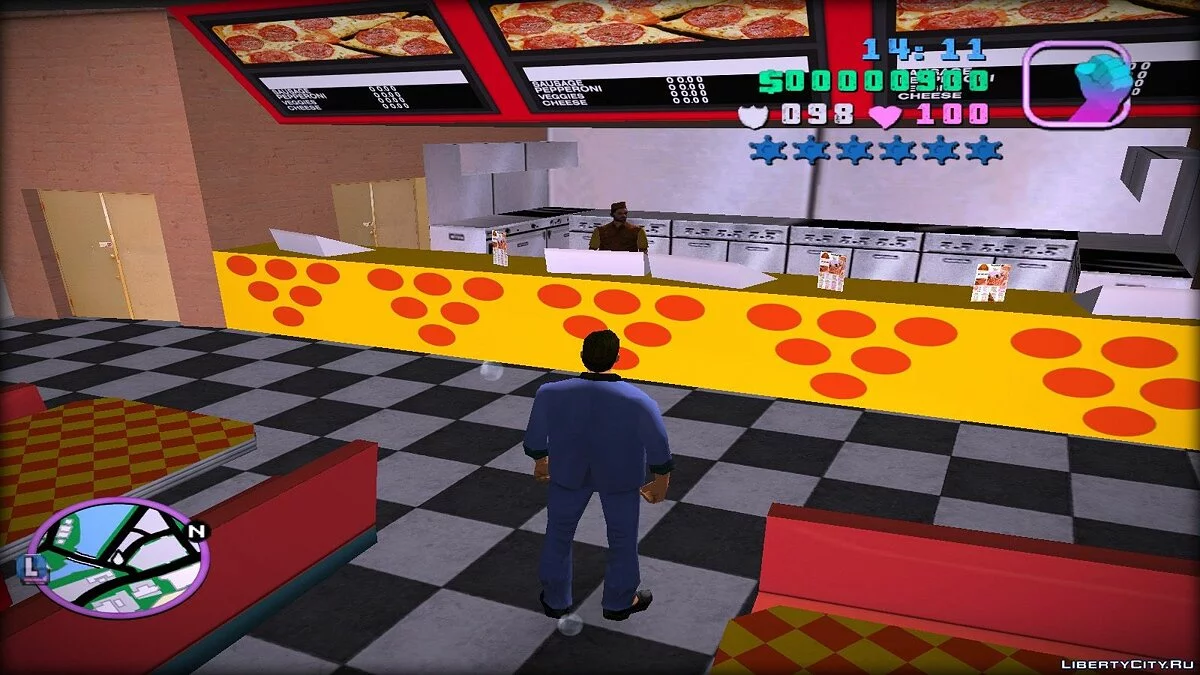 New Pizzeria Textures / GTA Vice City