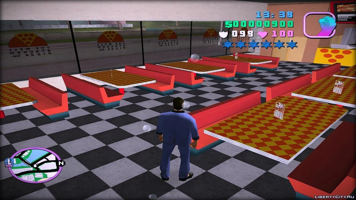 New Pizzeria Textures / GTA Vice City