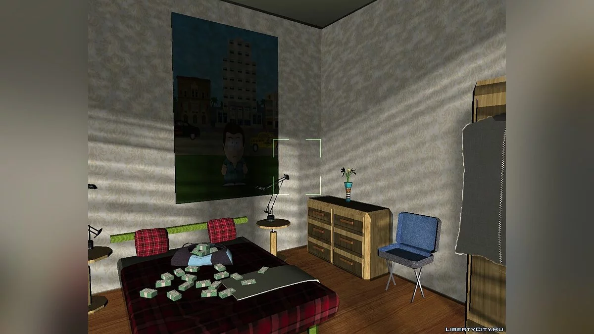 Chambre d'hôtel par Dima_Cj_Jonson / GTA Vice City
