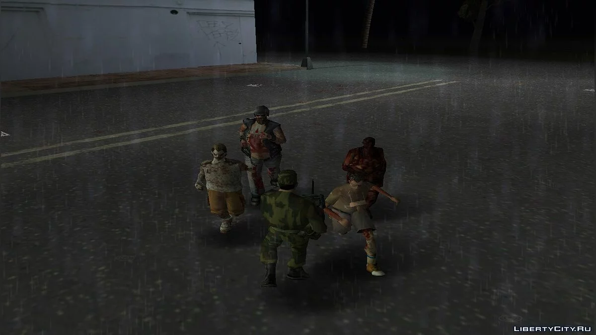 Zombies from Long Night / GTA Vice City