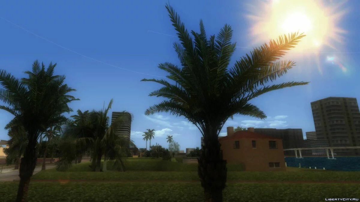 Пальми 80-х - Реалістичні пальми / GTA Vice City