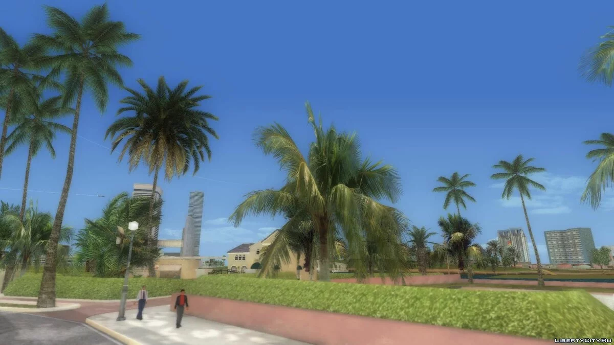 Пальми 80-х - Реалістичні пальми / GTA Vice City