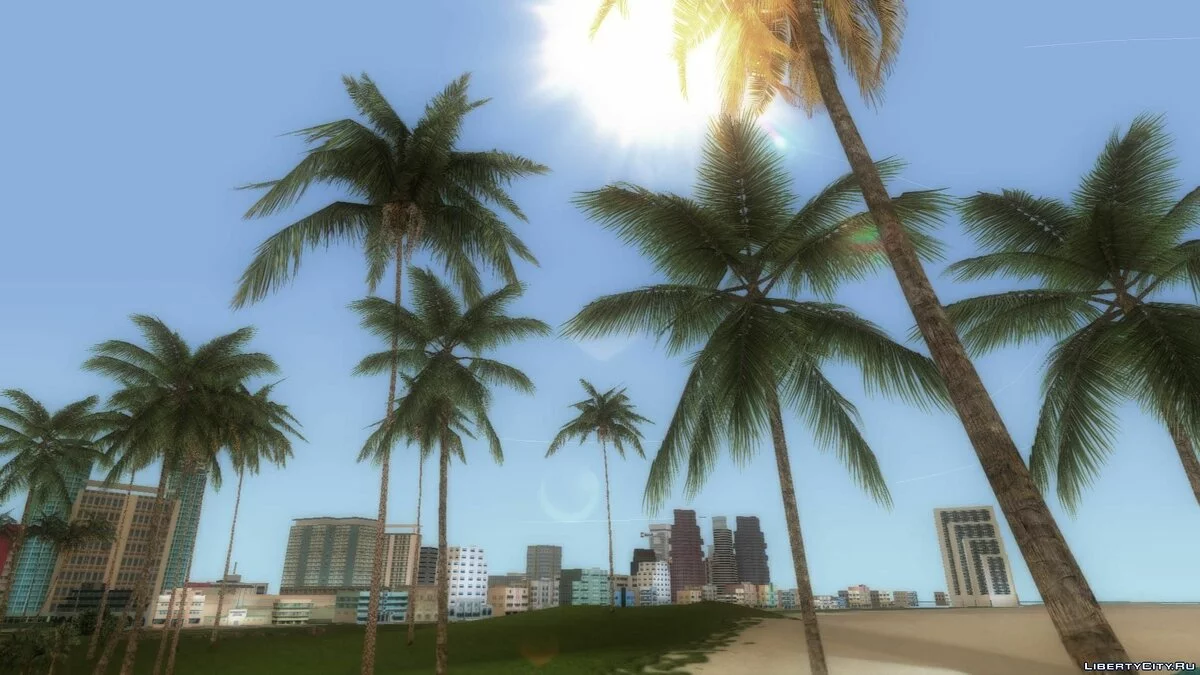 Пальми 80-х - Реалістичні пальми / GTA Vice City