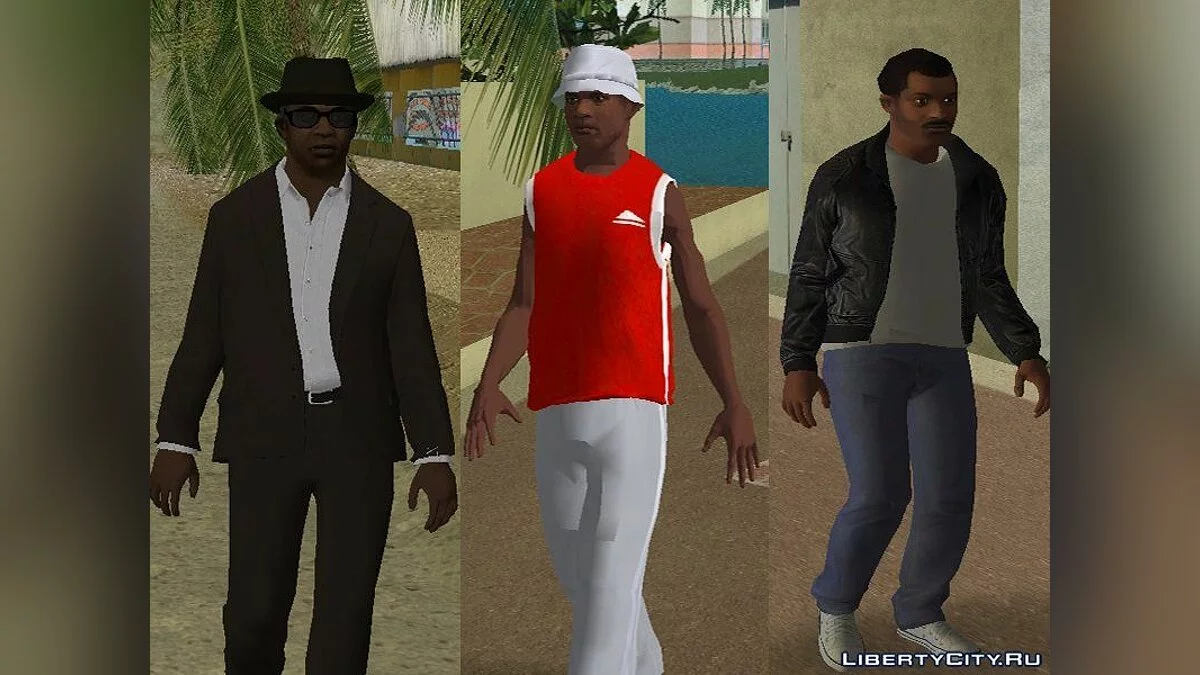 African American Men in HD / GTA Vice City