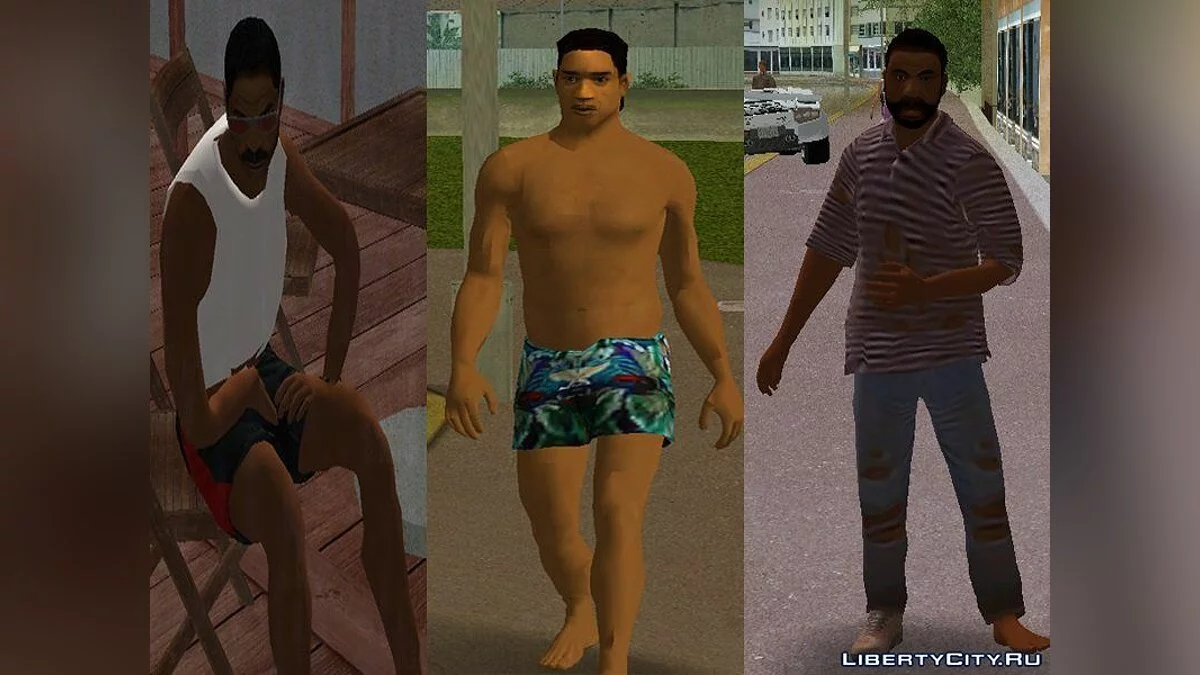 African American Men in HD / GTA Vice City