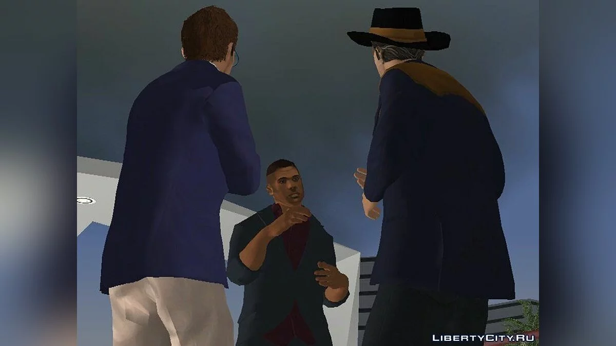 Avery Carrington, Donald Love, and BJ Smith in HD / GTA Vice City