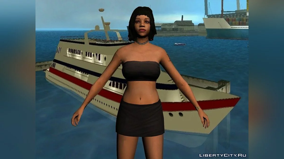 Кортес, його служниці, Мерседес Кортес та П'єрр Ла Понсе в HD / GTA Vice City