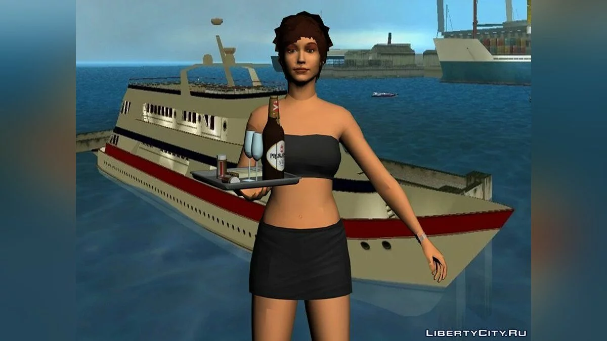Кортес, його служниці, Мерседес Кортес та П'єрр Ла Понсе в HD / GTA Vice City