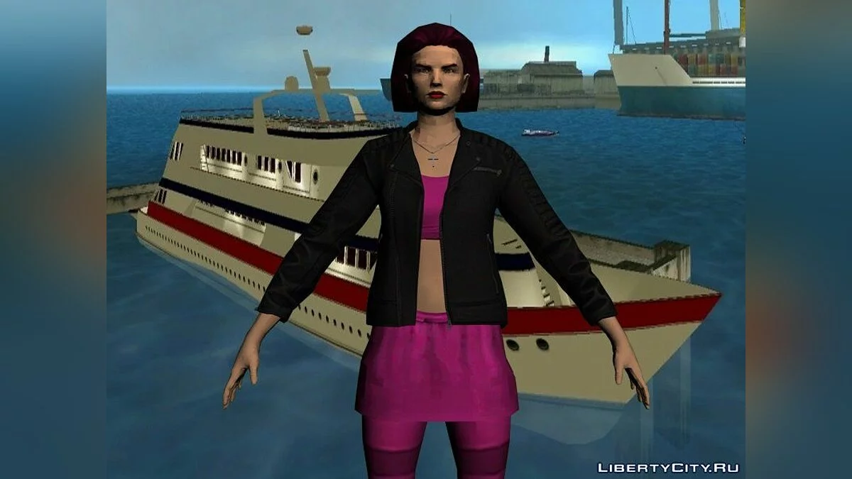 Кортес, його служниці, Мерседес Кортес та П'єрр Ла Понсе в HD / GTA Vice City