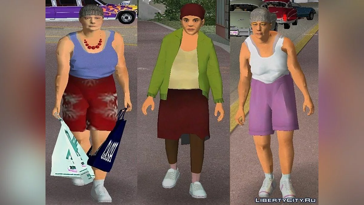 HD Pack of White Women / GTA Vice City