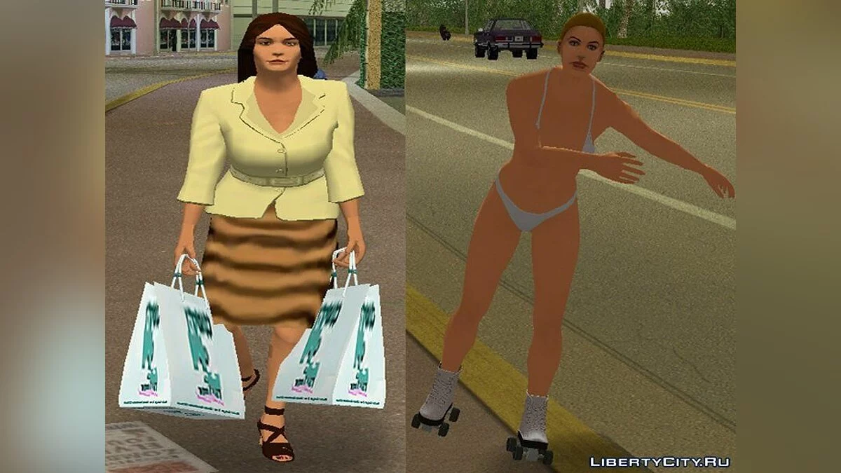 HD Pack of White Women / GTA Vice City