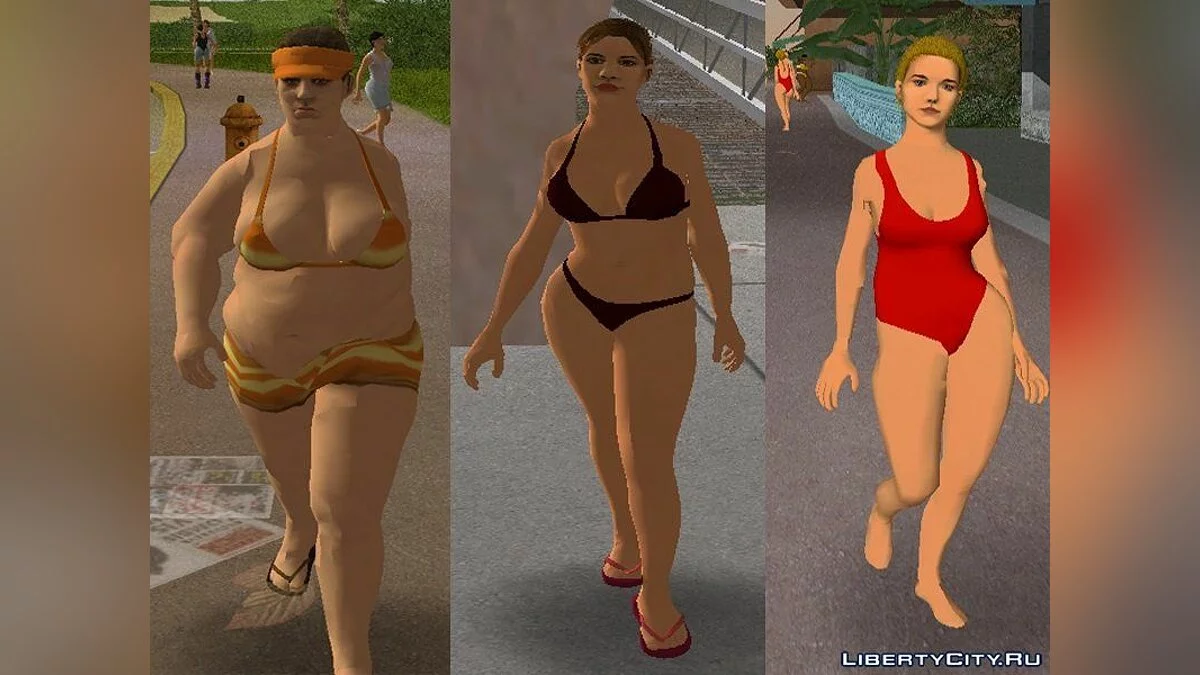 HD Pack of White Women / GTA Vice City