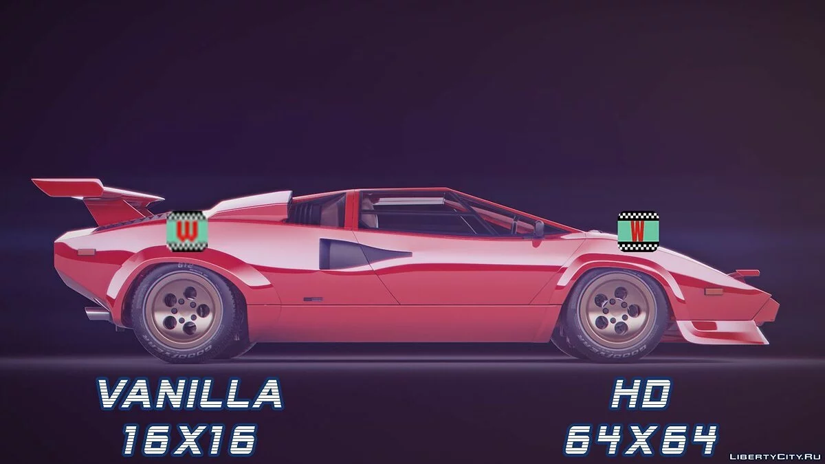 HD Radio Icons on Radar v2 / GTA Vice City