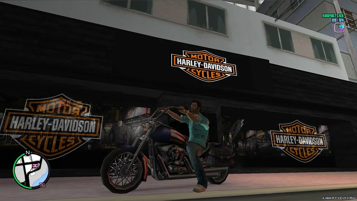 Harley-Davidson Motorcycle Shop / GTA Vice City