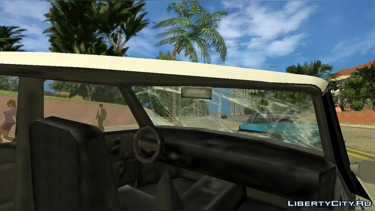 Реалістичне пошкодження скла V2 / GTA Vice City