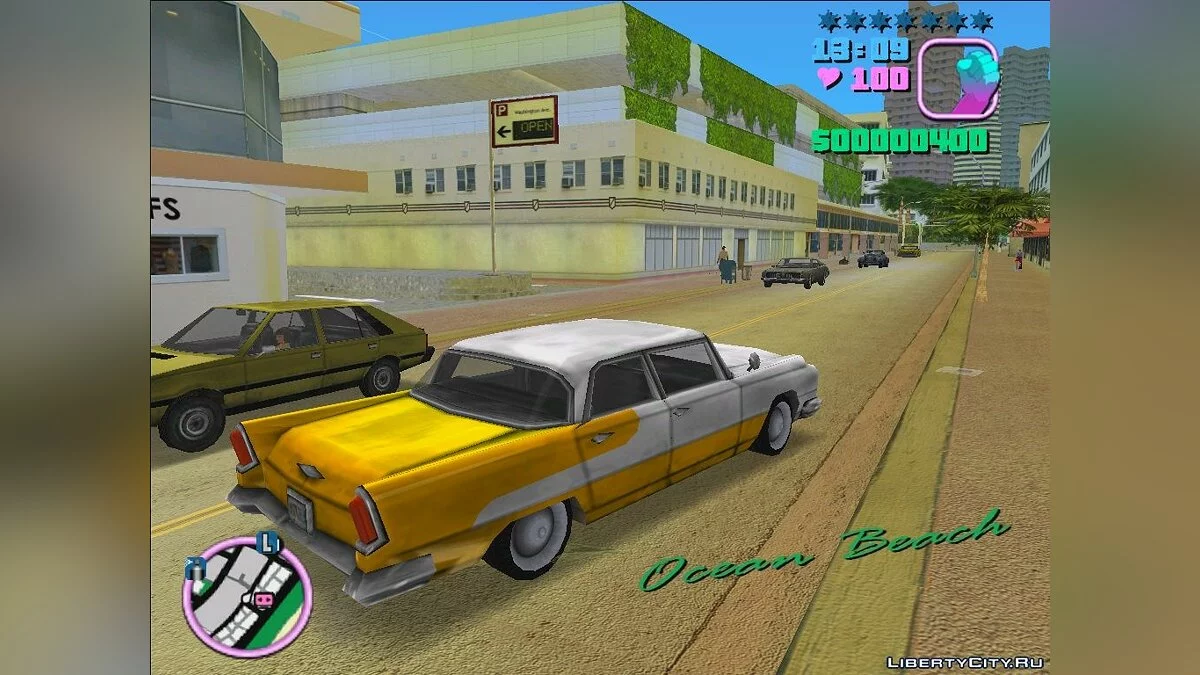 Текстури доріг з покращеним ШІ з фейковим нормал-маппінгом / GTA Vice City