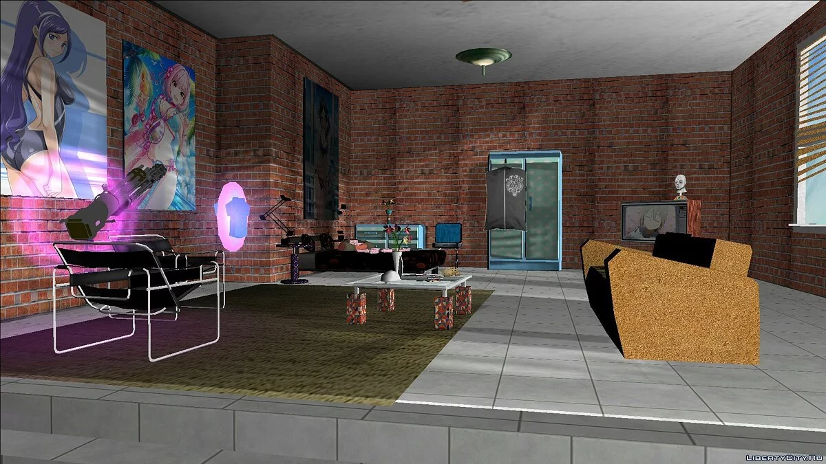New Textures for Ocean View Hotel Room V2 / GTA Vice City