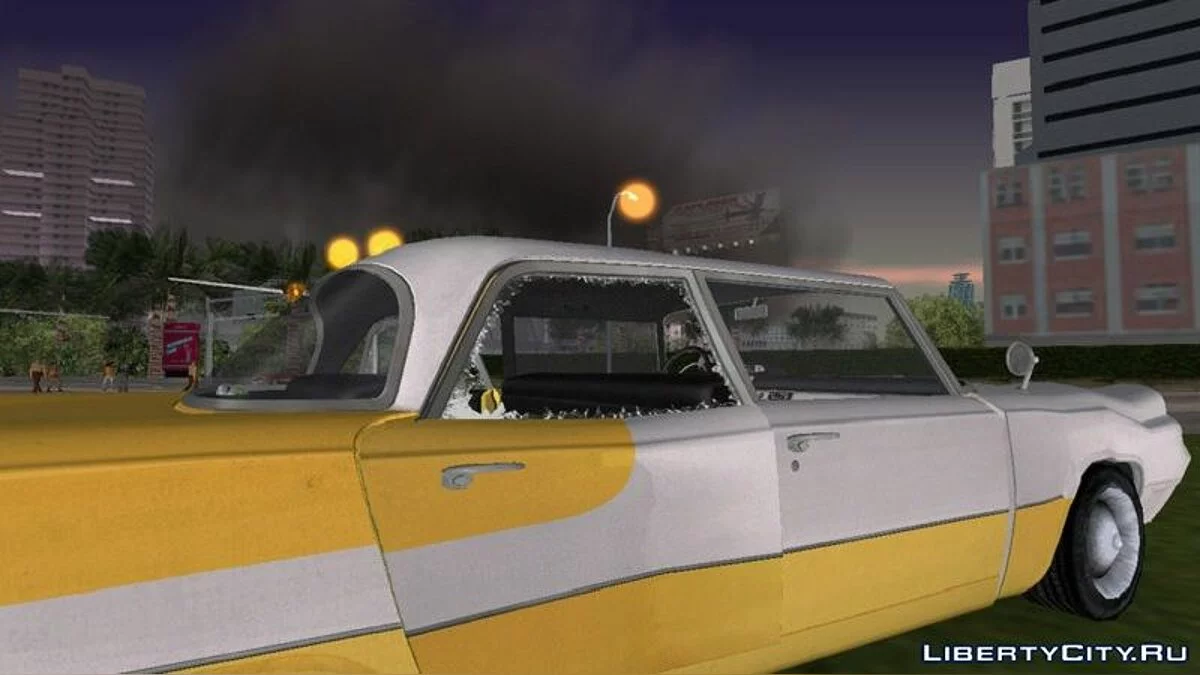 Realistic Glass Damage V3 / GTA Vice City