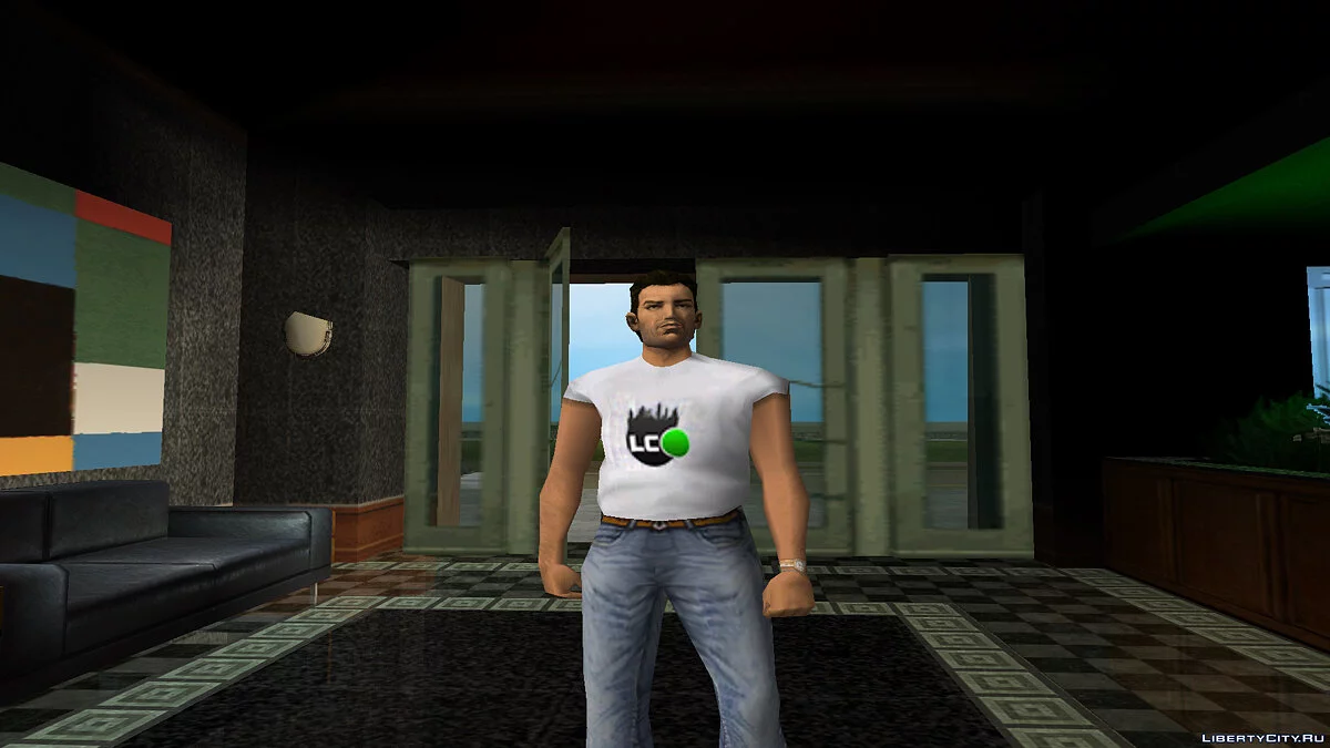T-shirts with LibertyCity.Ru symbols / GTA Vice City
