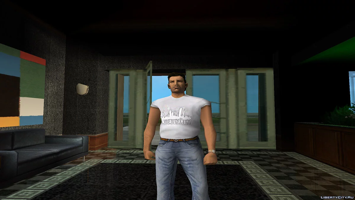 T-shirts with LibertyCity.Ru symbols / GTA Vice City
