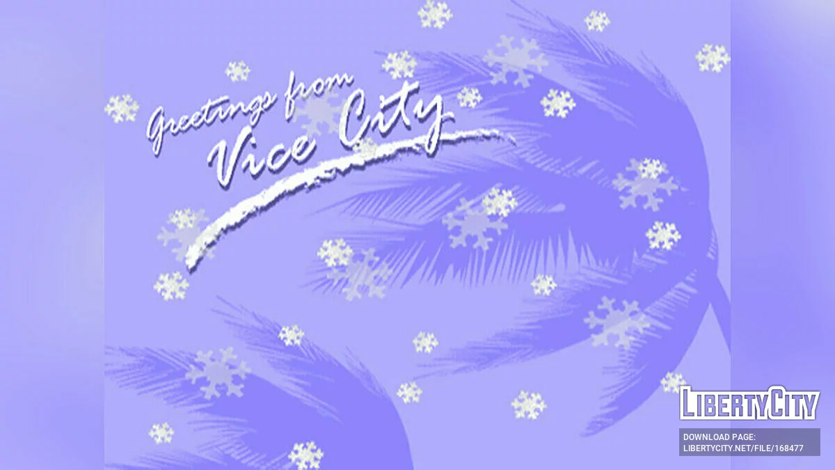 New Year mod (updated interface and menu) / GTA Vice City
