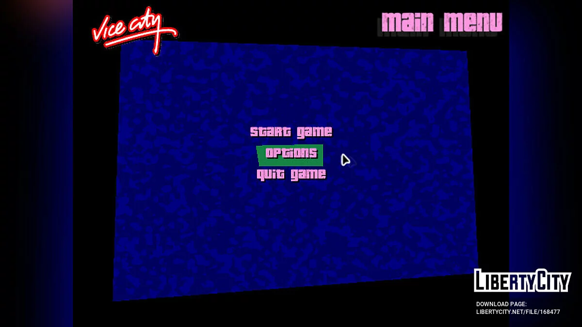 New Year mod (updated interface and menu) / GTA Vice City
