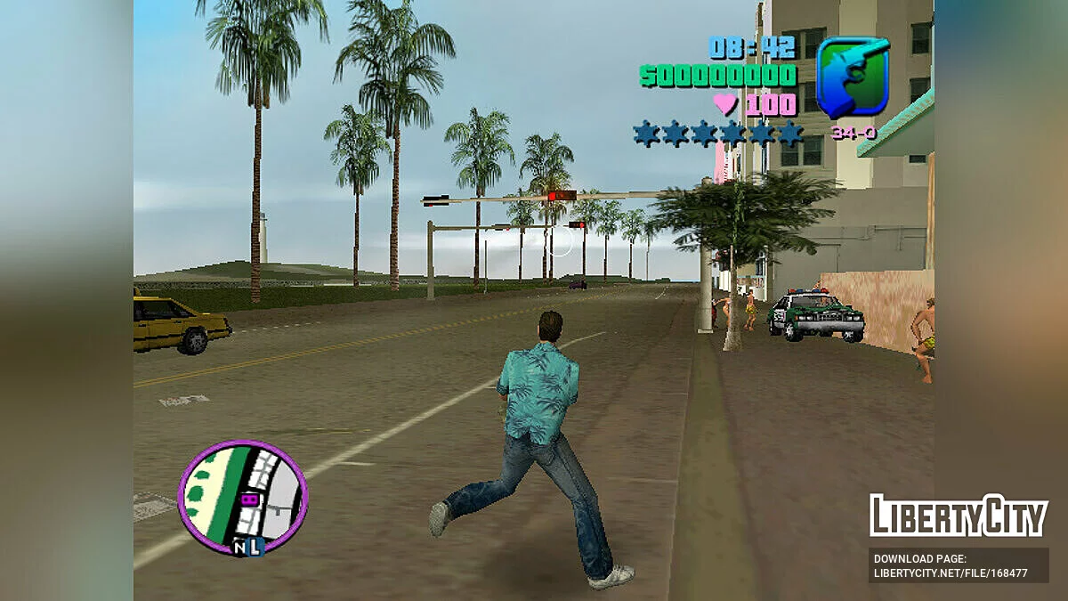 New Year mod (updated interface and menu) / GTA Vice City