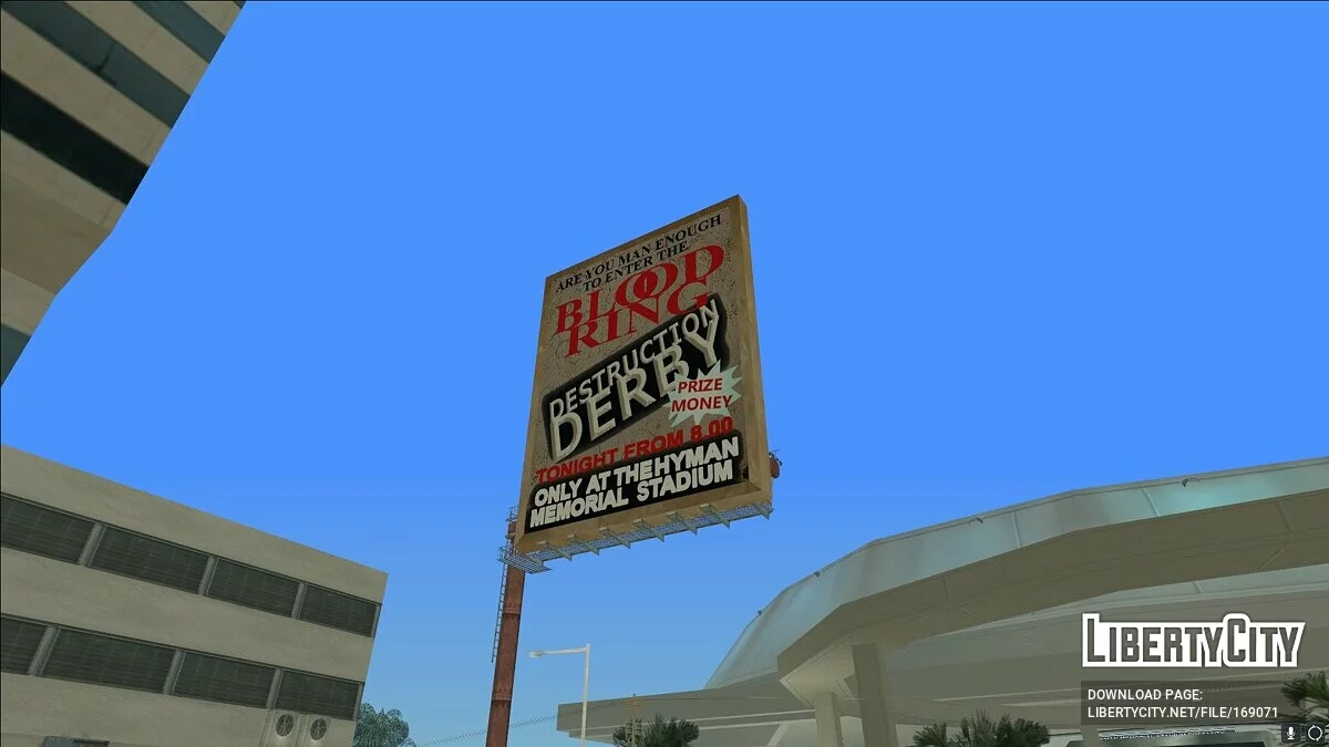 Вивіски Hyman Memorial з Definitive Edition / GTA Vice City