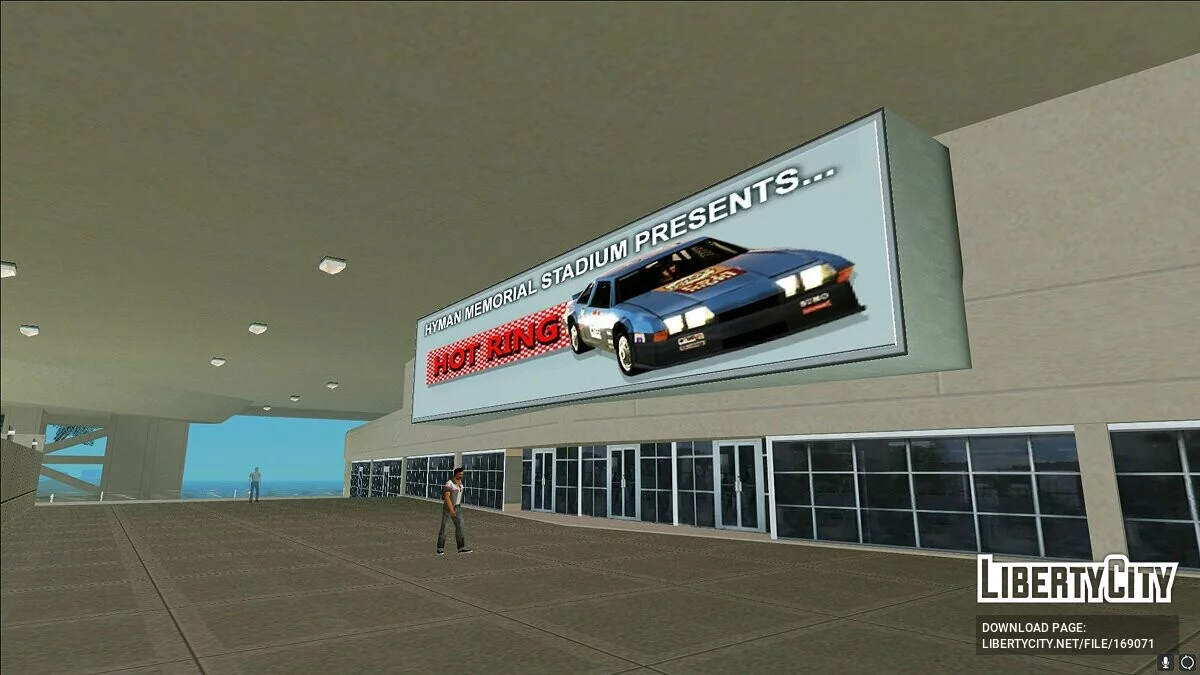 Вивіски Hyman Memorial з Definitive Edition / GTA Vice City