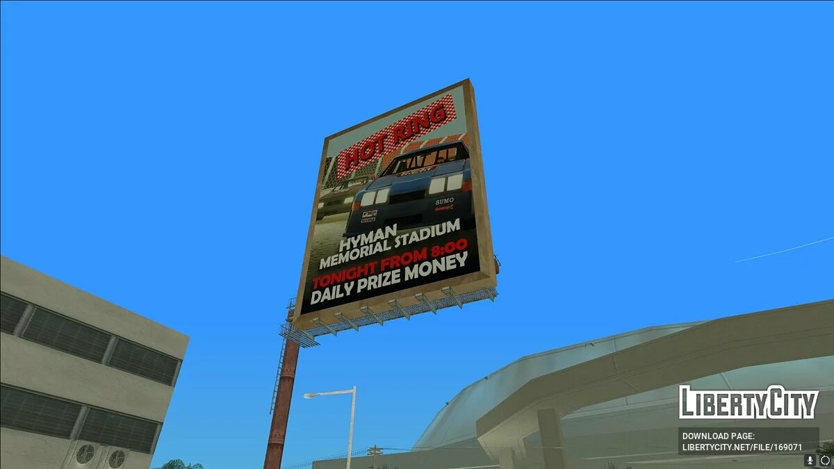 Вивіски Hyman Memorial з Definitive Edition / GTA Vice City