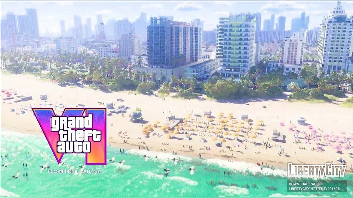 GTA 6 style menu and boot screen / GTA Vice City